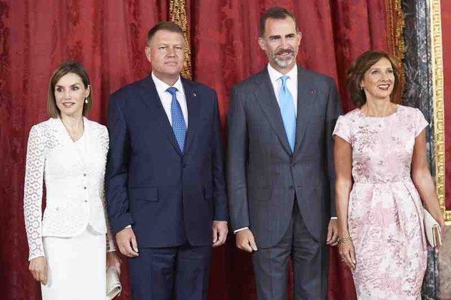 Ce elegantă a fost Carmen Iohannis la întâlnirea cu Regele Felipe al VI-lea și soția sa