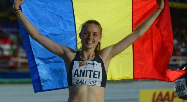 Georgiana Aniței, purtătoarea de drapel a României