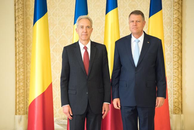 Noul ambasador al SUA la București i-a prezentat președintelui Iohannis scrisoarea de acreditare