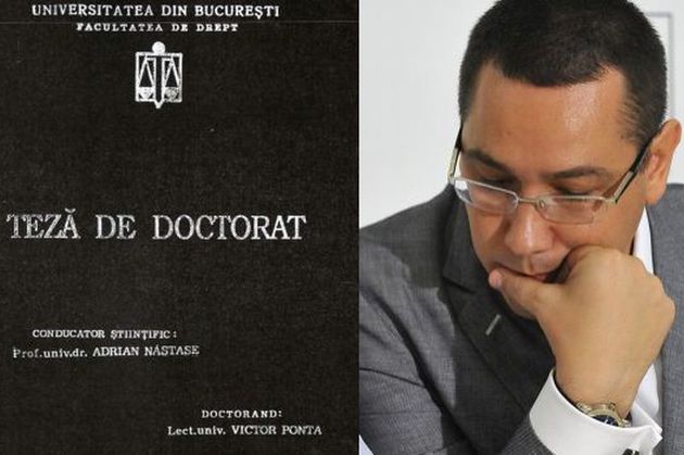Cazul doctoratului plagiat de Victor Ponta s-ar putea redeschide