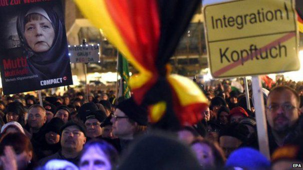 Protest la Leipzig, Germania: Refugiații nu sunt bineveniți