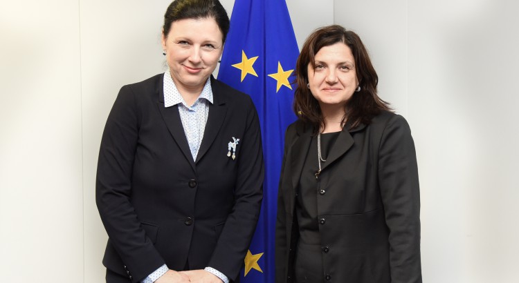 Comisarul european pentru justiție, consumatori și egalitate de gen, Vera Jourova, vizită oficială la București