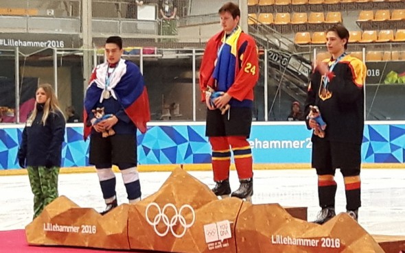Hocheistul Eduard Cășăneanu, medaliat cu aur la Jocurile Olimpice de Tineret de la Lillehammer
