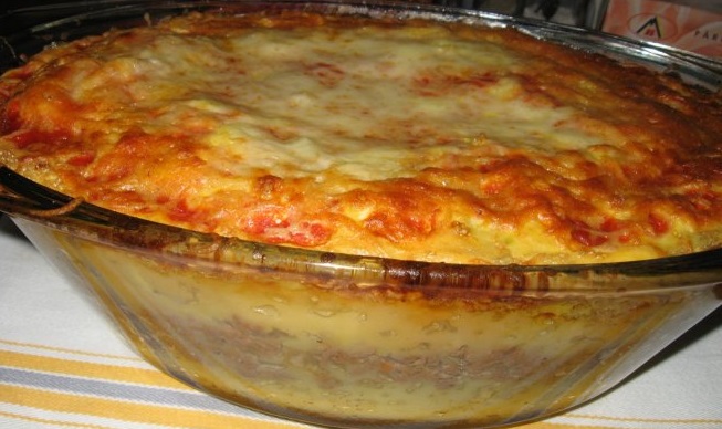 Musaca de cartofi si carne de vita