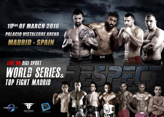 Respect World Series, cel mai nou circuit de kickboxing cu cei mai titraţi luptători din România în primă ediție la Madrid