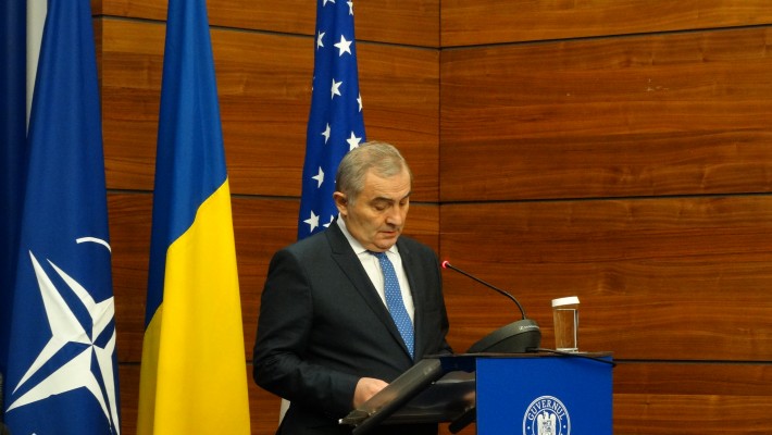 Lazăr Comănescu prezintă prioritățile României, în perspectiva Summit-ului NATO, la Forumul Global de Securitate de la Bratislava