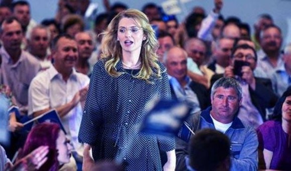 Alina Gorghiu a născut în secret