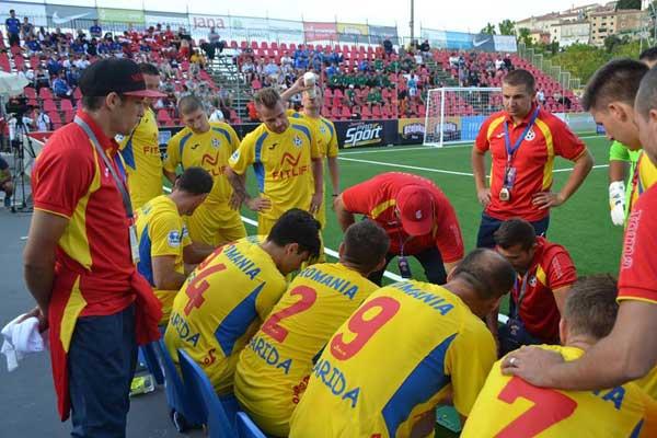 Minifotbal: România a debutat cu dreptul la Campionatul European, 3-1 cu Franța