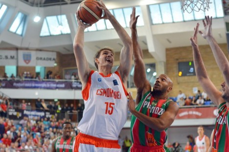 Baschet masculin: CSM CSU Oradea, victorioasă cu BC Prievizda, în Basketball Champions League