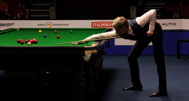 Snooker: Principalii favoriți continuă cursa la turneul European Masters de la București