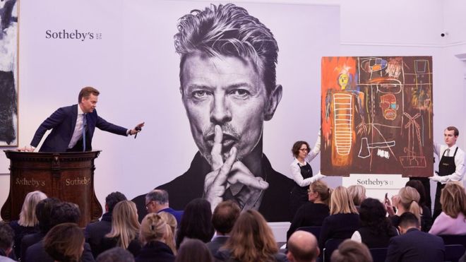 Colecția de artă a lui David Bowie s-a vândut pentru aproape 33 de milioane de lire sterline