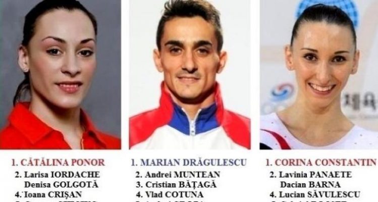 Cătălina Ponor, Marian Drăgulescu și Corina Constantin, cei mai buni gimnaști români ai anului