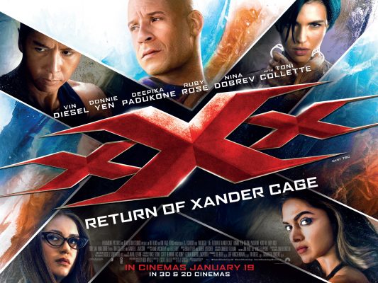 VIDEO Filmul de acțiune ‘xXx’ și thrillerul ‘Split’, capete de afiș în cinematografele din SUA