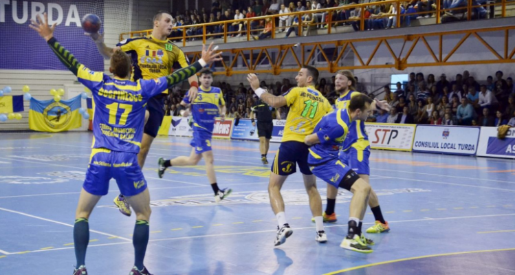 Handbal masculin: Potaissa Turda, calificată în sferturile Cupei Challenge, deși a pierdut acasă