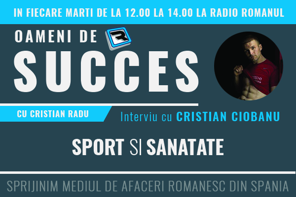 Interviu cu Cristian Ciobanu despre sport si sanatate