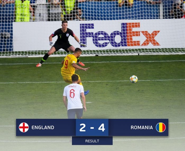 Fotbal: Victorie de senzaţie a României cu 4-2 în faţa Angliei, la Campionatul European Under-21