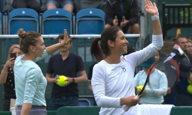 Tenis: Simona Halep şi Raluca Olaru, calificate în sferturile probei de dublu la Eastbourne (WTA)