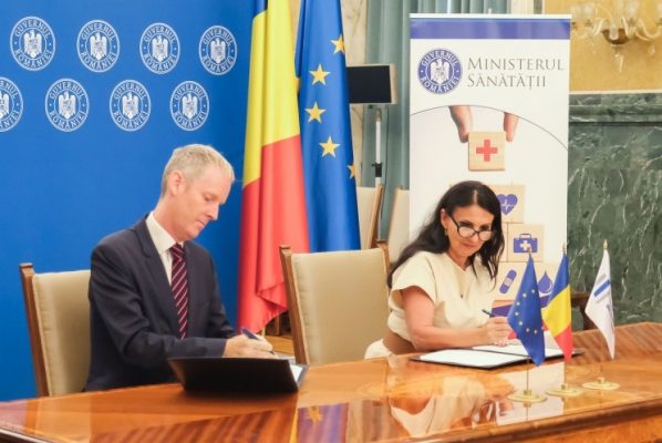 VIDEO Ministerul Sănătăţii şi BEI au semnat un acord de servicii de asistenţă tehnică pentru implementarea de proiecte