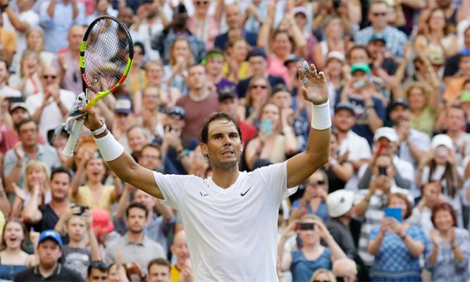 Tenis: A 50-a victorie pentru Rafael Nadal în turneul de la Wimbledon