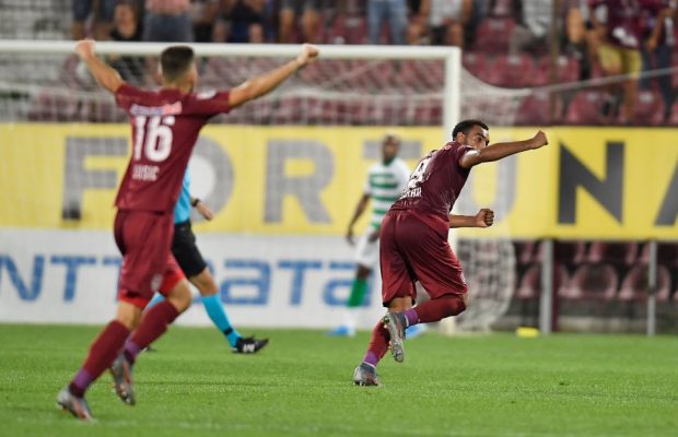 Fotbal: CFR Cluj reuşeşte o victorie splendidă în Europa League, 2-1 cu Lazio