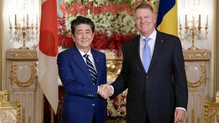 Preşedintele Klaus Iohannis, primit la Tokyo de premierul japonez