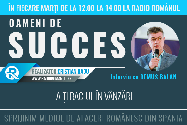 Interviu cu Remus Bălan – Ia-ți BAC-ul în vânzări