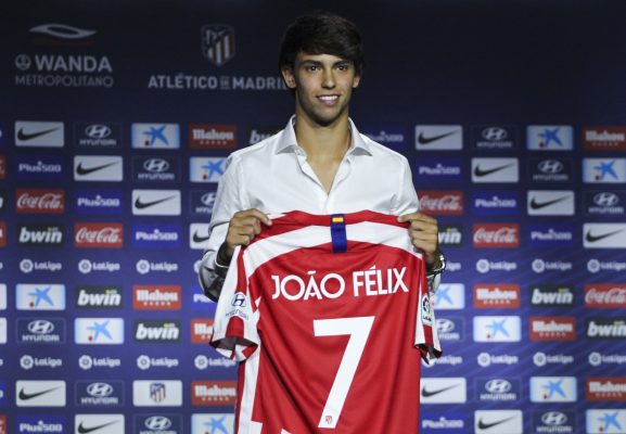 Fotbal: Atacantul portughez Joao Felix (Atletico Madrid) spune că nu resimte presiune după transferul în La Liga
