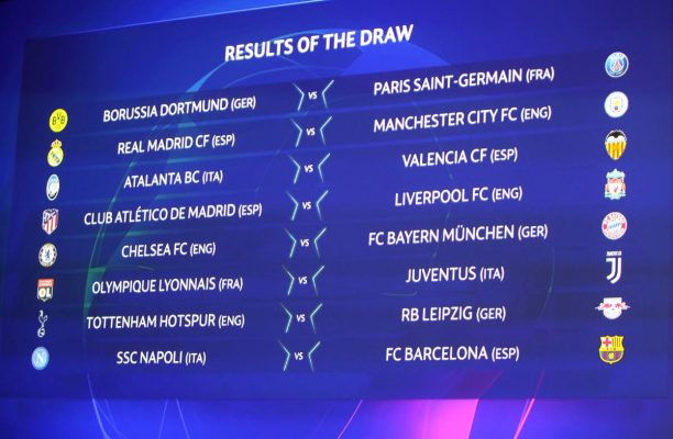 Fotbal: Real Madrid – Manchester City şi Atletico – Liverpool, în optimile Ligii Campionilor