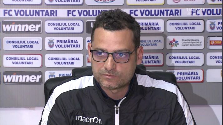 Fotbal: Antrenorul Mihai Teja (FC Voluntari), suspendat două etape