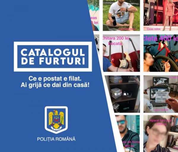 ”Catalogul de furturi” – Campanie de prevenire a furtului din locuinţe, demarată de IGPR