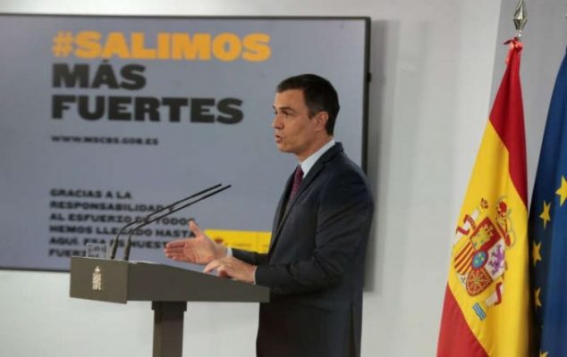 Premierul spaniol anunţă creşterea impozitelor, ca urmare a crizei economice provocate de COVID-19