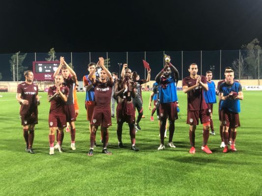 Fotbal: CFR Cluj, calificată în turul al doilea preliminar al Ligii Campionilor, după 2-0 cu Floriana