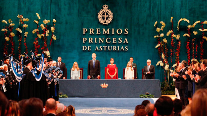 Spania: Ceremonia de decernare a Premiilor Prinţesa de Asturias 2020, desfăşurată în format restrâns