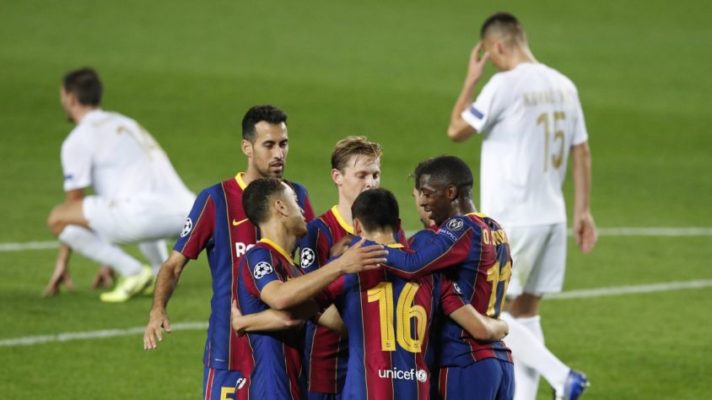 Fotbal: FC Barcelona, debut cu o victorie clară în noul sezon al Ligii Campionilor, 5-1 cu Ferencvaros