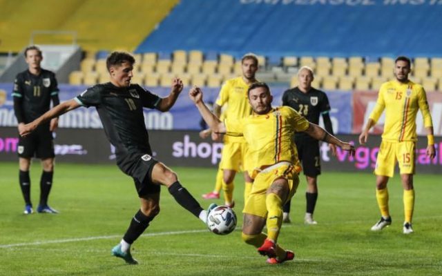Fotbal: România, învinsă acasă de Austria cu 1-0, în Liga Naţiunilor
