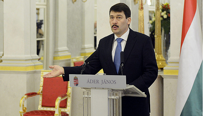 Preşedintele ungar pledează la summitul Iniţiativei celor Trei Mări pentru dezvoltarea cooperării împotriva poluării