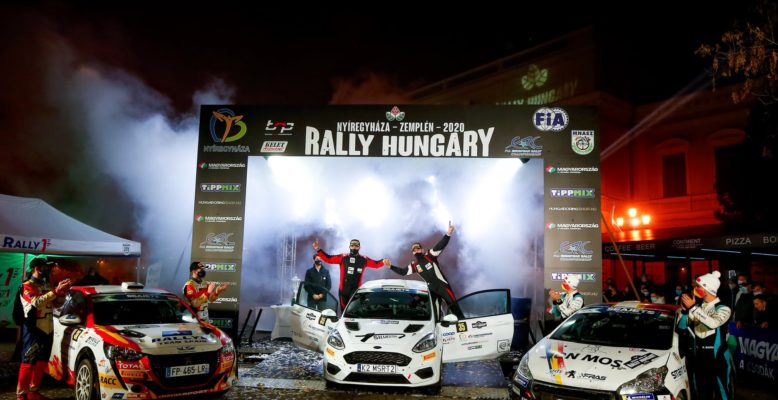 Auto: Echipajul Badiu/Lazăr, pe podiumul grupei ERC3 la etapa din Ungaria a Campionatului European de Raliuri