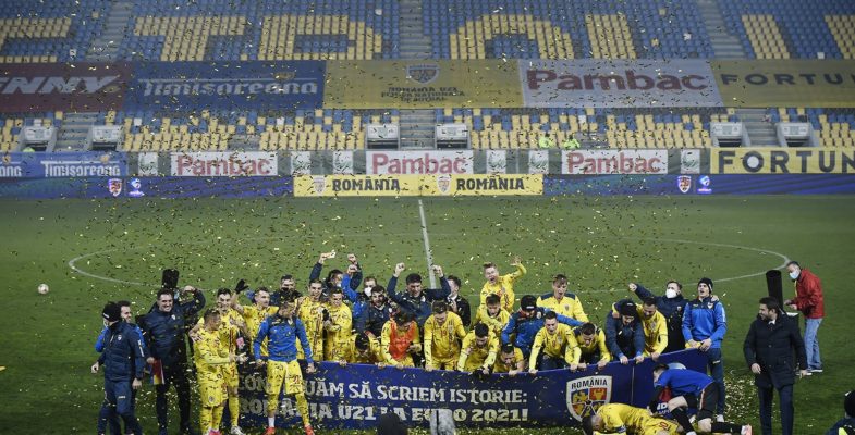 Fotbal: România, calificată la Campionatul European Under-21, după 1-1 cu Danemarca