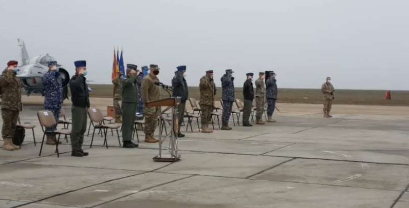 Constanţa: Ceremonial de certificare NATO a Forţelor aeriene spaniole
