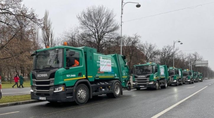 Maşinile Romprest, scoase pe marile bulevarde ale Sectorului 1; compania cere plata serviciilor prestate