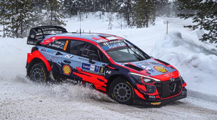 Auto: Estonianul Ott Tanak (Hyundai) a câştigat Raliul Arctic din Finlanda