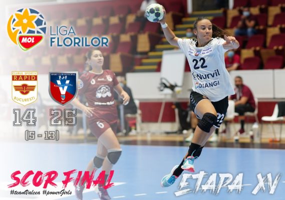 Handbal feminin: Victorie categorică pentru SCM Râmnicu Vâlcea cu Rapid, în Liga Naţională