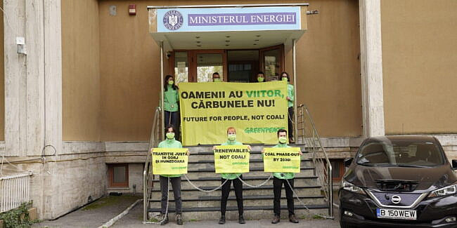 Virgil Popescu: Activiştii Greenpeace cer eliminarea cărbunelui din mixul energetic, dar nu propun soluţii concrete