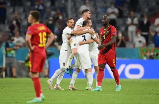 Fotbal – EURO 2020: Italia a învins Belgia cu 2-1 şi s-a calificat în semifinale