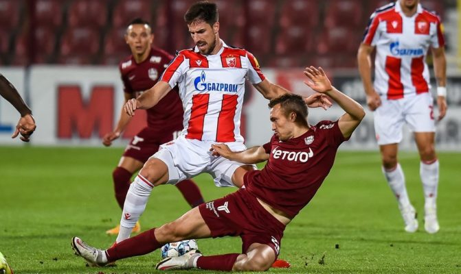 Fotbal: CFR Cluj, eliminată din Europa League, după o nouă înfrângere cu Steaua Roşie (1-2)