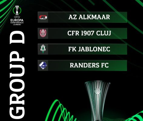 Fotbal: CFR Cluj, în grupă cu AZ Alkmaar, Jablonec şi Randers, în Europa Conference League