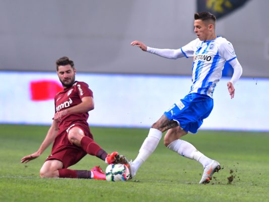 Fotbal: Universitatea Craiova, calificată în optimile Cupei României, după 1-0 cu CFR Cluj