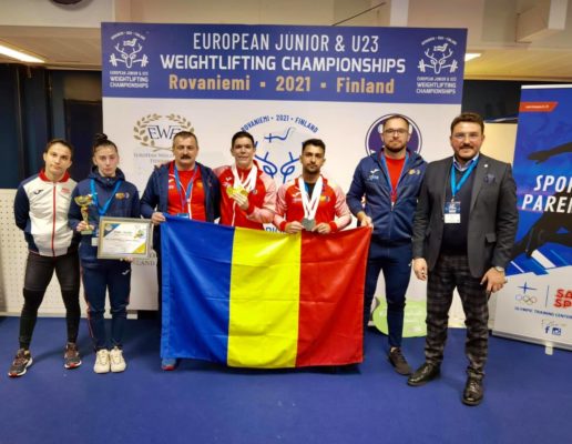 Haltere: Cristian Luca a cucerit trei medalii de aur la Europenele Under-23