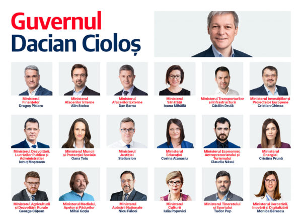Comitetul Politic al USR a validat lista miniştrilor şi programul de guvernare al Cabinetului Cioloş