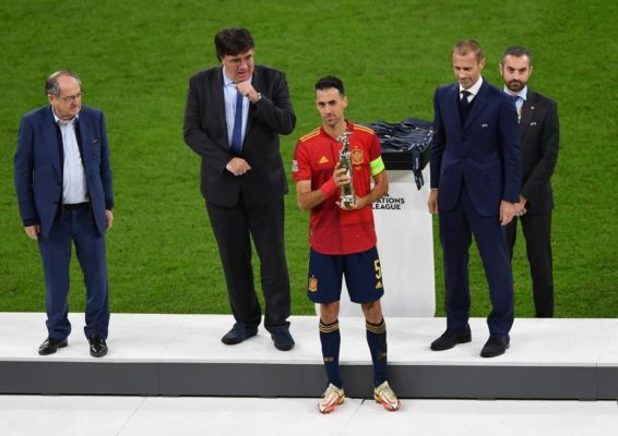 Fotbal: Spanioul Sergio Busquets, cel mai bun jucător al turneului final al Ligii Naţiunilor